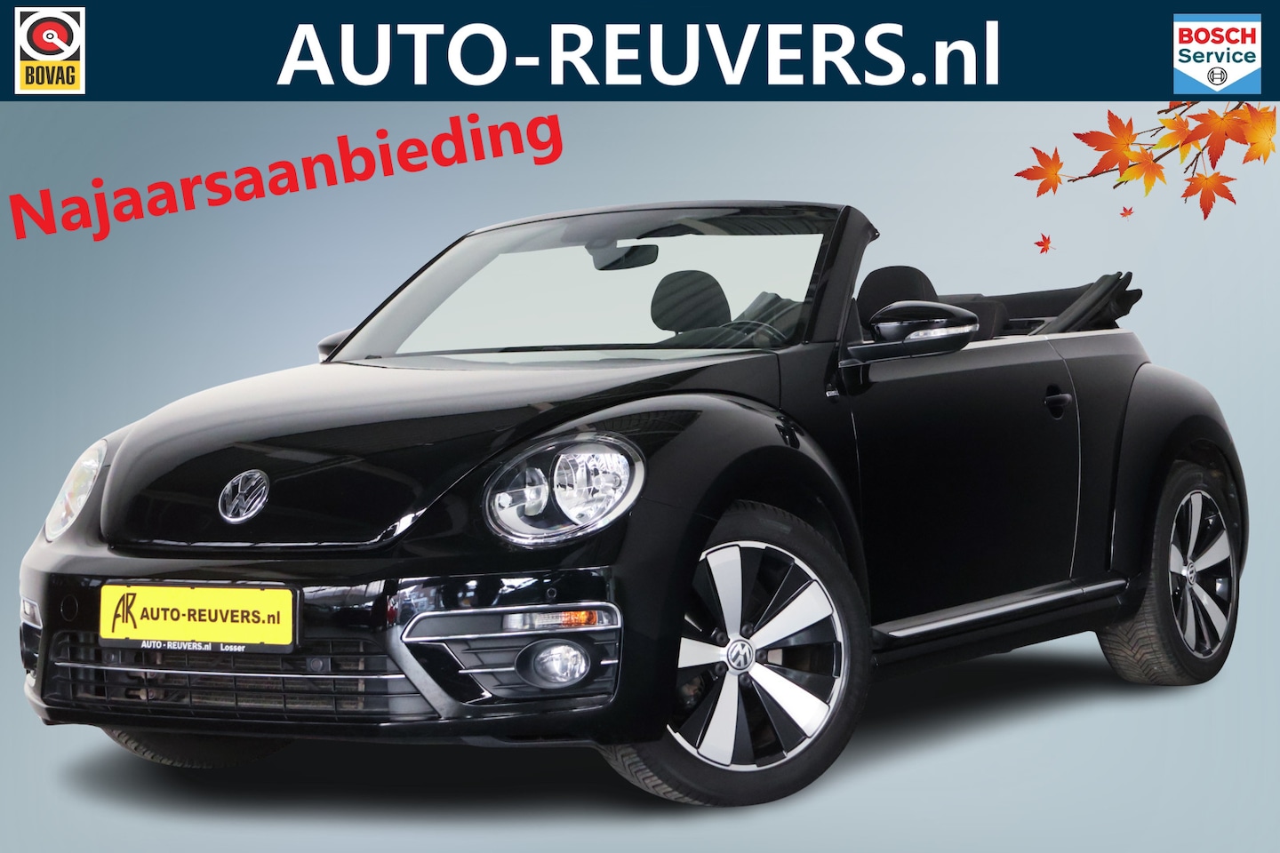 Volkswagen Beetle Cabriolet - 1.2 TSI Sound / Opendak / Navi / CarPlay / Cruisecontrol - AutoWereld.nl