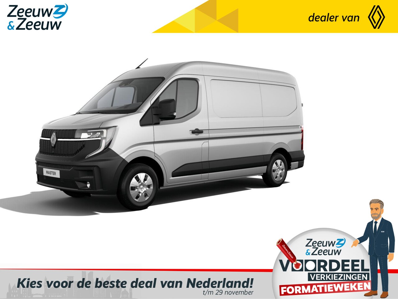 Renault Master E-Tech - T35 L2H2 Advance long range 87 kWh | Nu direct uit voorraad leverbaar met maar liefst 23% - AutoWereld.nl