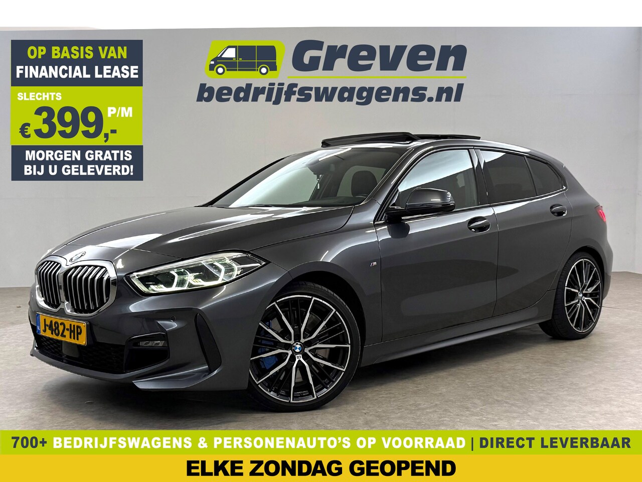 BMW 1-serie - 118i High Executive 141PK | Pano | Virtual | Sfeerverl | Carplay | Trekh. | Parkeersens. | - AutoWereld.nl
