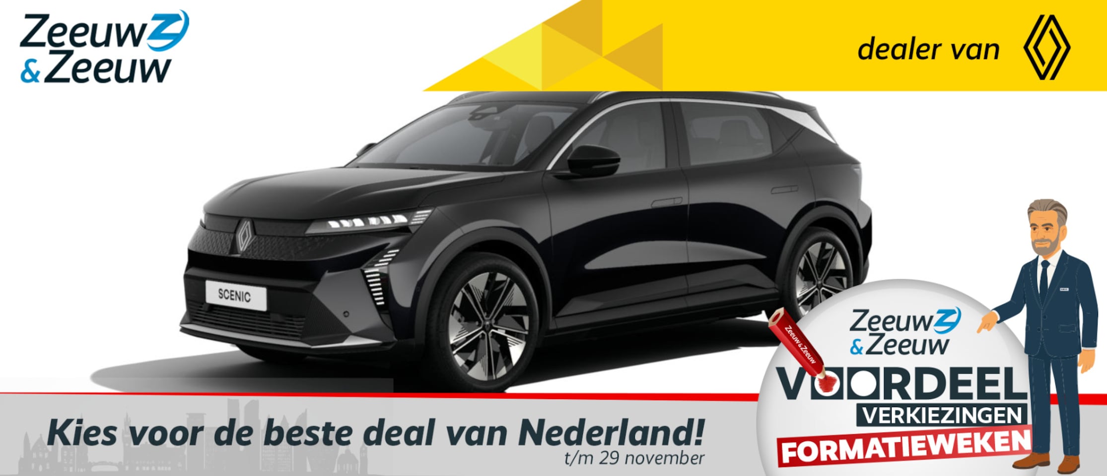 Renault Scenic E-Tech - EV60 Comfort Range Techno | 4x nu uit voorraad leverbaar met € 3.000,- EXTRA voorraadkorti - AutoWereld.nl
