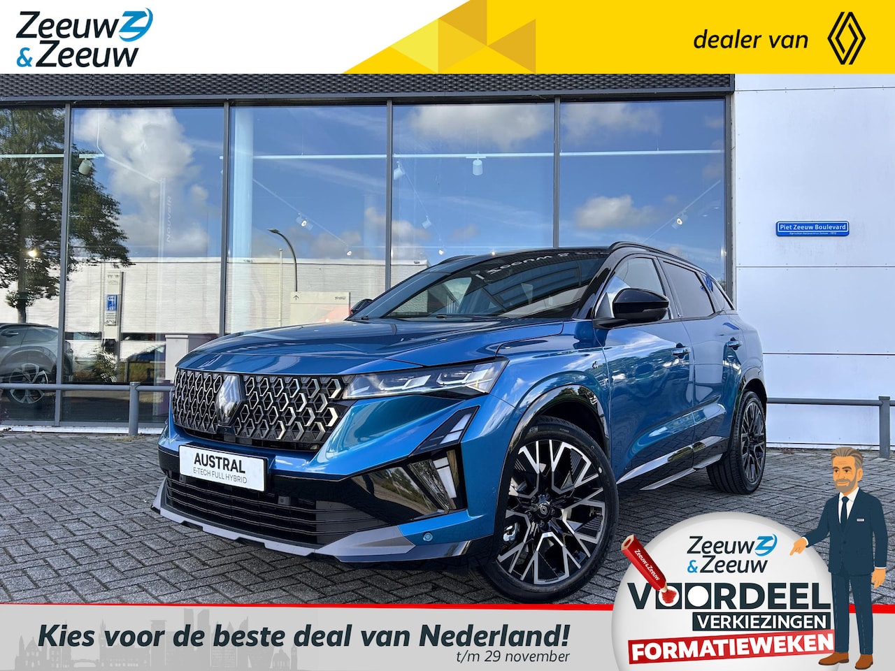 Renault Austral - E-Tech full hybrid 200 iconic esprit Alpine Nieuw model | Nu te bestellen met €2000,- kort - AutoWereld.nl