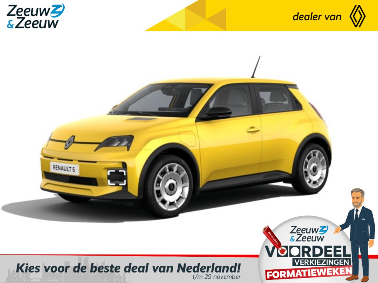Renault 5 - comfort range evolution 52 kWh | Auto van het Jaar 2025 | Vanaf nu te bestellen met €1.000 - AutoWereld.nl