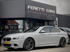 BMW 5-serie - 523i AUT8 M-SPORT HIGH-EXE NAVI SPORT-LEDER CAMERA AIRCO LED 18 INCH-LMV PDC