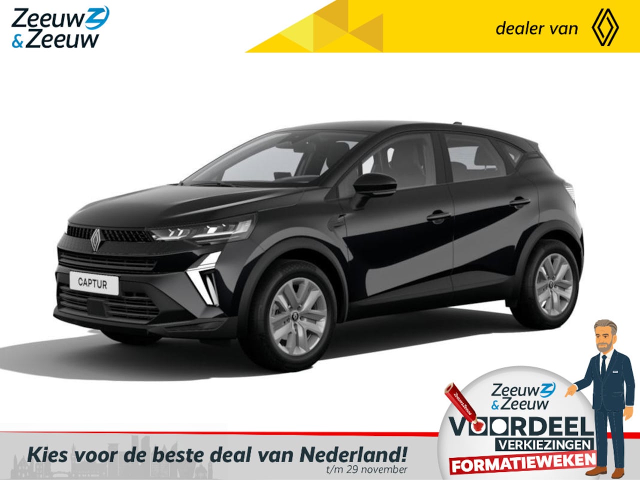 Renault Captur - E-Tech full hybrid 160 evolution | Nu leverbaar met €2.000,- EXTRA Zeeuw & Zeeuw voorraadk - AutoWereld.nl