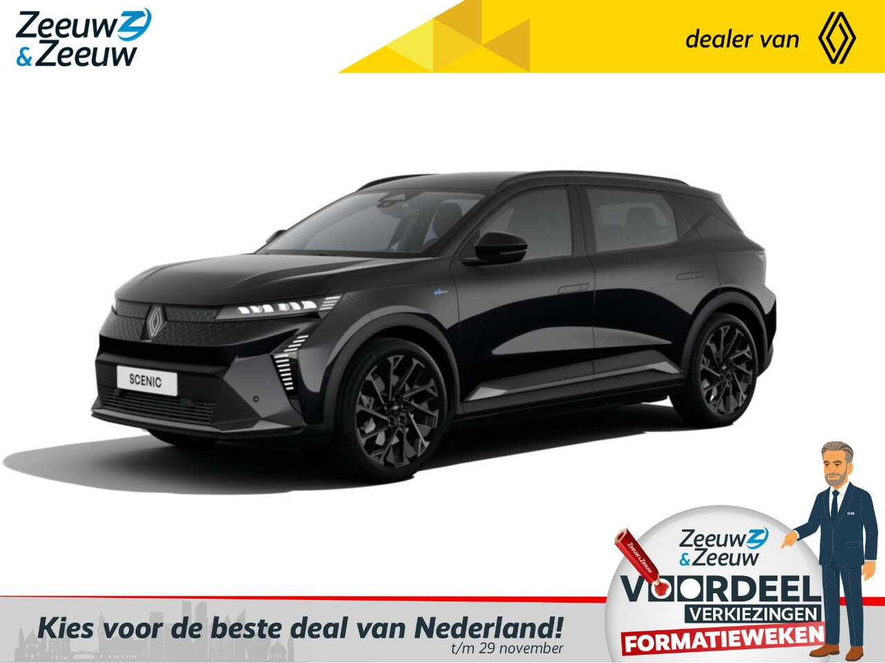 Renault Scenic E-Tech - EV87 long range esprit Alpine MY24 | Nu 1x uit voorraad leverbaar met €2.000,- EXTRA Zeeuw - AutoWereld.nl