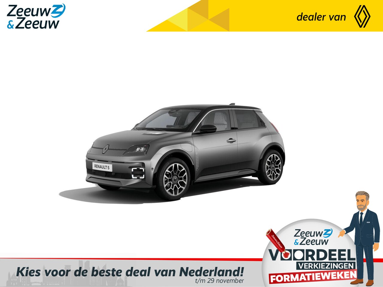 Renault 5 - comfort range Roland-Garros AUTO VAN HET JAAR | PROFITEER NU VAN € 1.000,- KORTING OP UW R - AutoWereld.nl