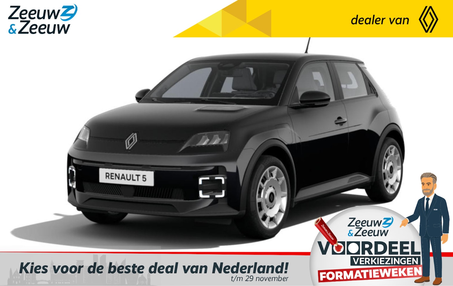 Renault 5 - Night & Day urban range 120PK | Nu leverbaar met € 1.500,- Korting | Gratis Pack Winter tw - AutoWereld.nl