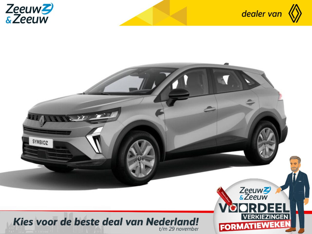 Renault Symbioz - E-Tech full hybrid 160 evolution | Nu leverbaar met €2.000,- EXTRA Zeeuw & Zeeuw voorraadk - AutoWereld.nl