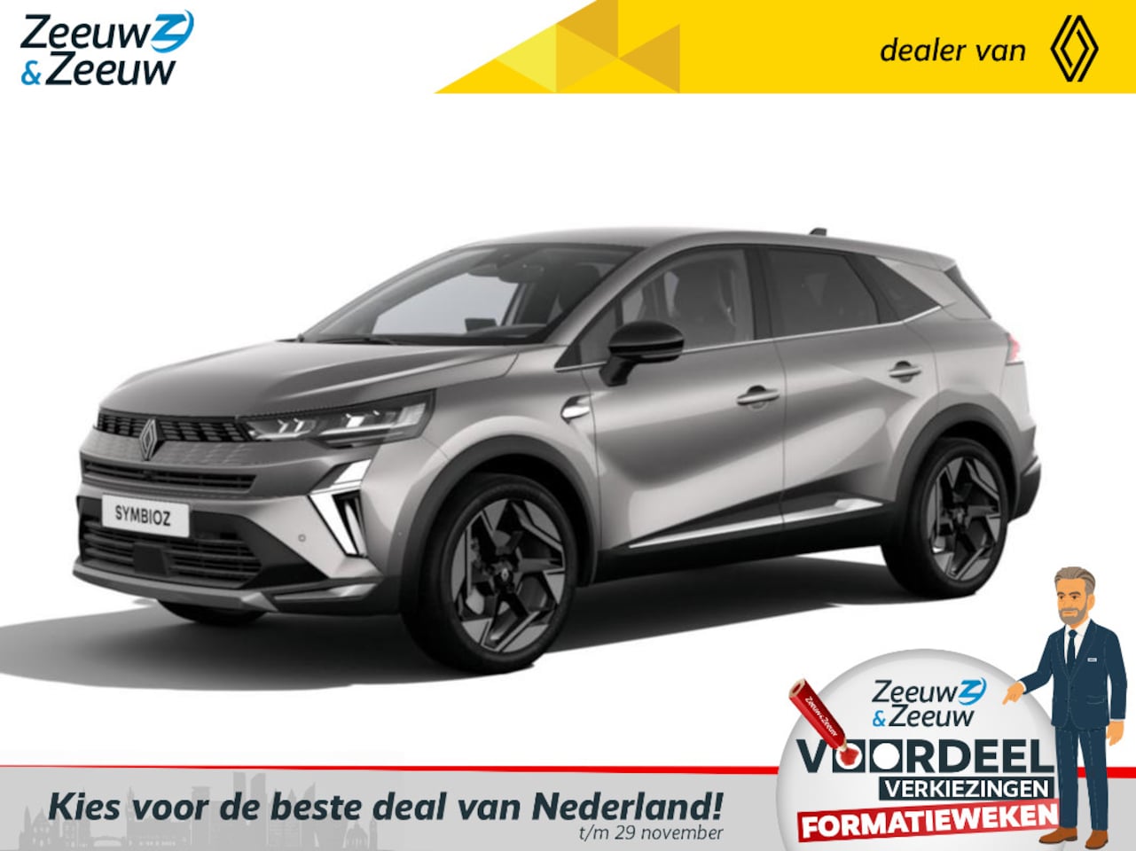 Renault Symbioz - E-Tech full hybrid 160 iconic | Nu leverbaar met €2.000,- EXTRA Zeeuw & Zeeuw voorraadkort - AutoWereld.nl