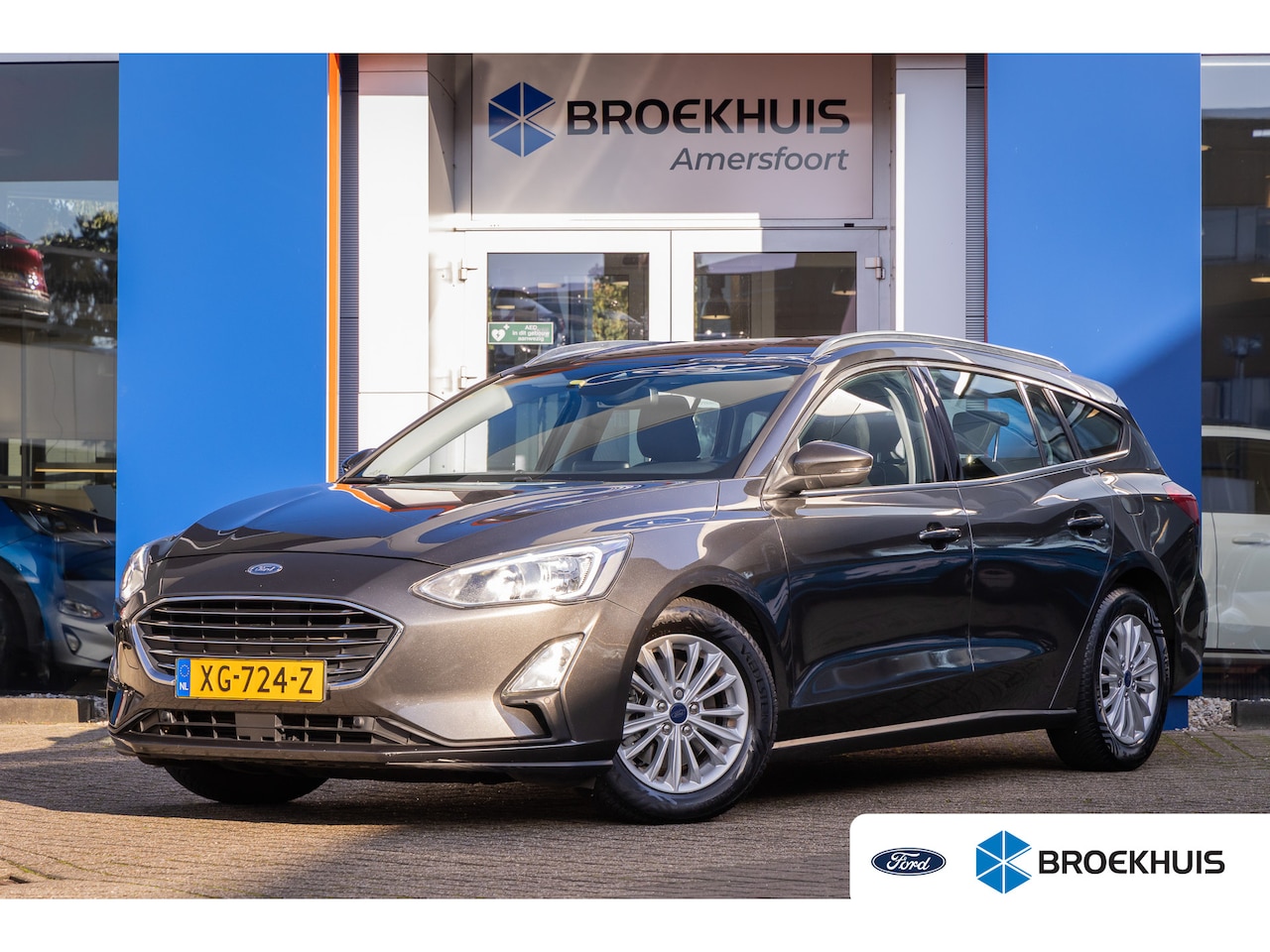 Ford Focus Wagon - 1.0 EcoBoost Titanium Business | Trekhaak | Cruise control adaptief | Stuur/stoel/voorruit - AutoWereld.nl