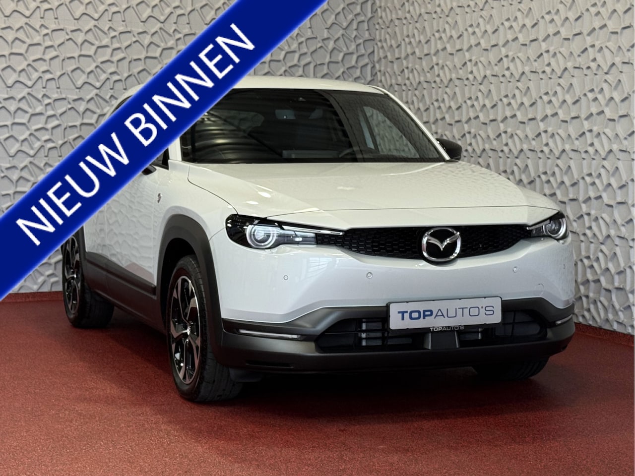 Mazda MX-30 - E-SKYACTIV R-EV PHEV 170PK ELEK.STOEL H.U.D CAMERA LED PLUG IN HYBRID phev - AutoWereld.nl