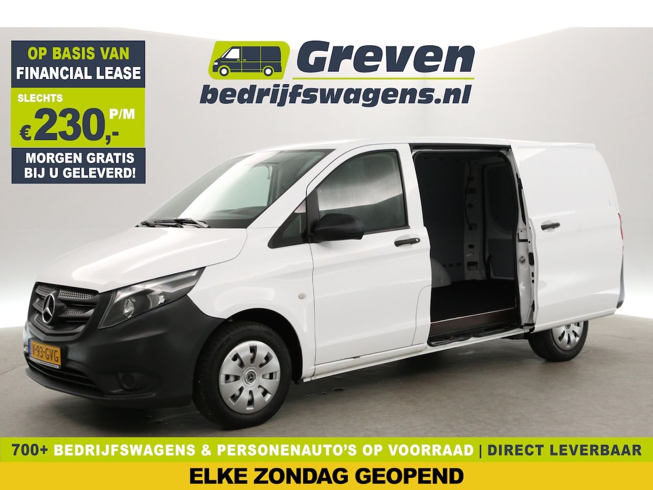 Mercedes-Benz Vito - 114 CDI Lang | Airco | Cruise | Carplay | Schuifdeur L+R | Trekh. | Stoelverw. - AutoWereld.nl