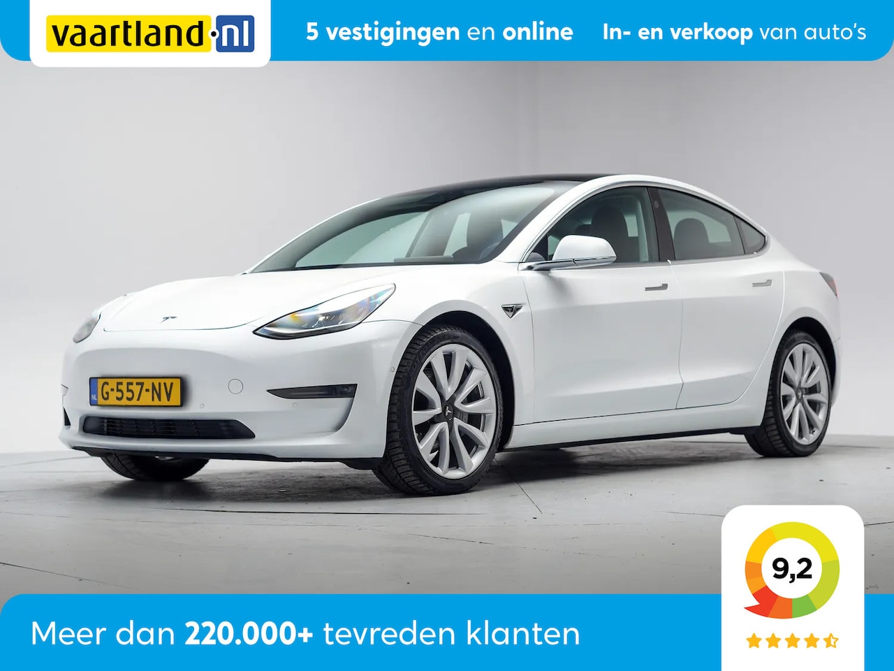 Tesla Model 3 - Long Range RWD Long Range AWD 75 kWh [ Panoramadak Camera Leder ] - AutoWereld.nl