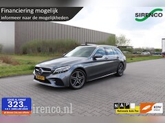 Mercedes-Benz C-klasse Estate - 200 AMG 184 pk adaptive cruise & climate control stoelverwarming el klep led leder camera