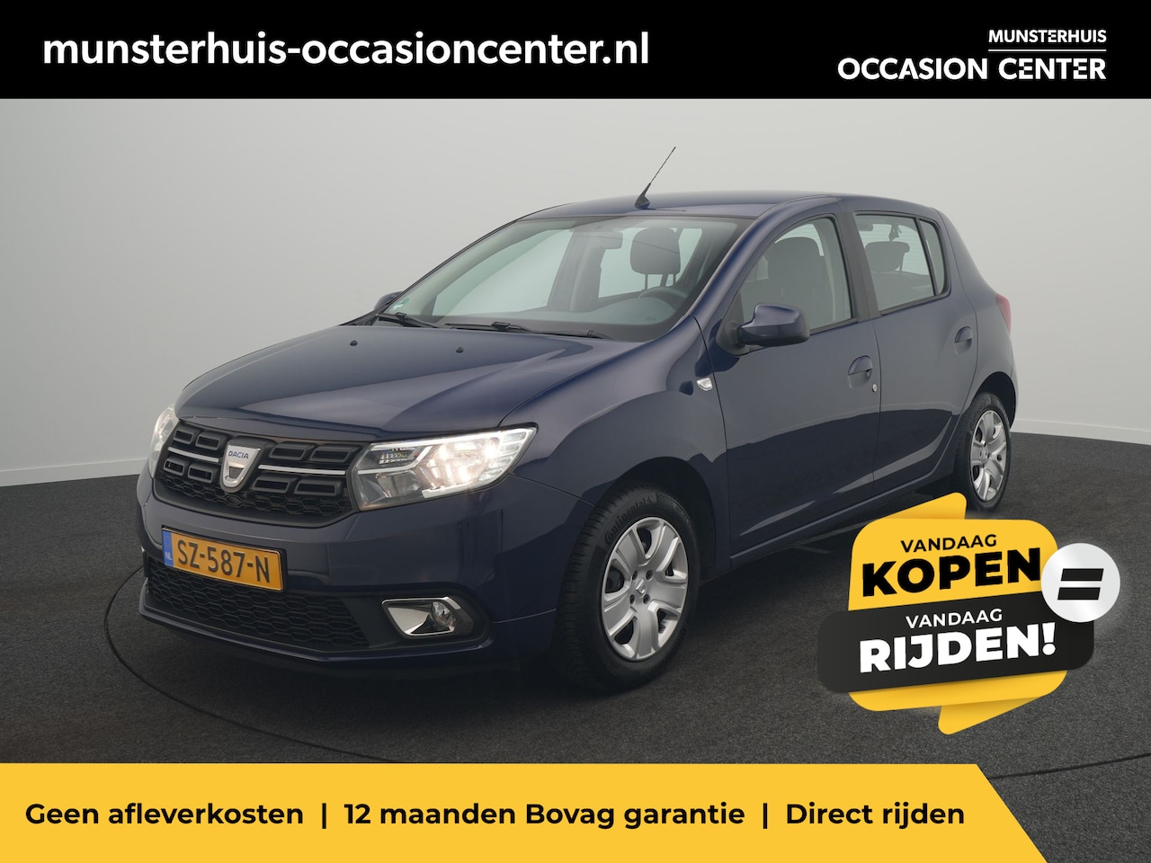 Dacia Sandero - TCe 90 Bi-Fuel Laureate - RIJKLAARPRIJS - LPG - All Seasonbanden - Trekhaak - Navigatie - - AutoWereld.nl
