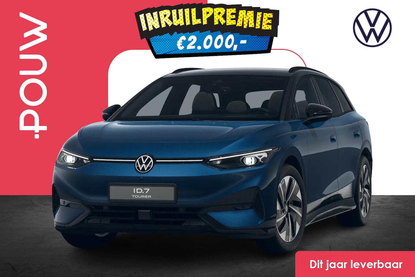 Volkswagen ID.7 Tourer - 286pk Pro Limited Edition 77 kWh | LMV 19'' | Panoramadak - AutoWereld.nl