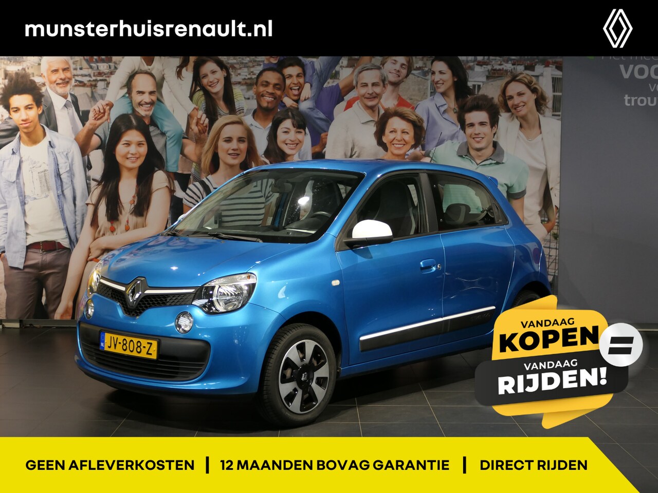 Renault Twingo - 1.0 SCe Collection Cruise, Telefoonhouder, Bluetooth, Airco - AutoWereld.nl
