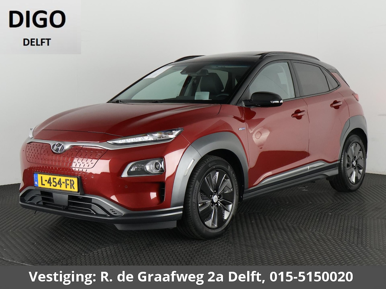 Hyundai Kona Electric - EV Fashion Design 64 kWh Two-Tone 400 km actieradius | ACCU 100% | Navigatie | Schuif-/Kan - AutoWereld.nl