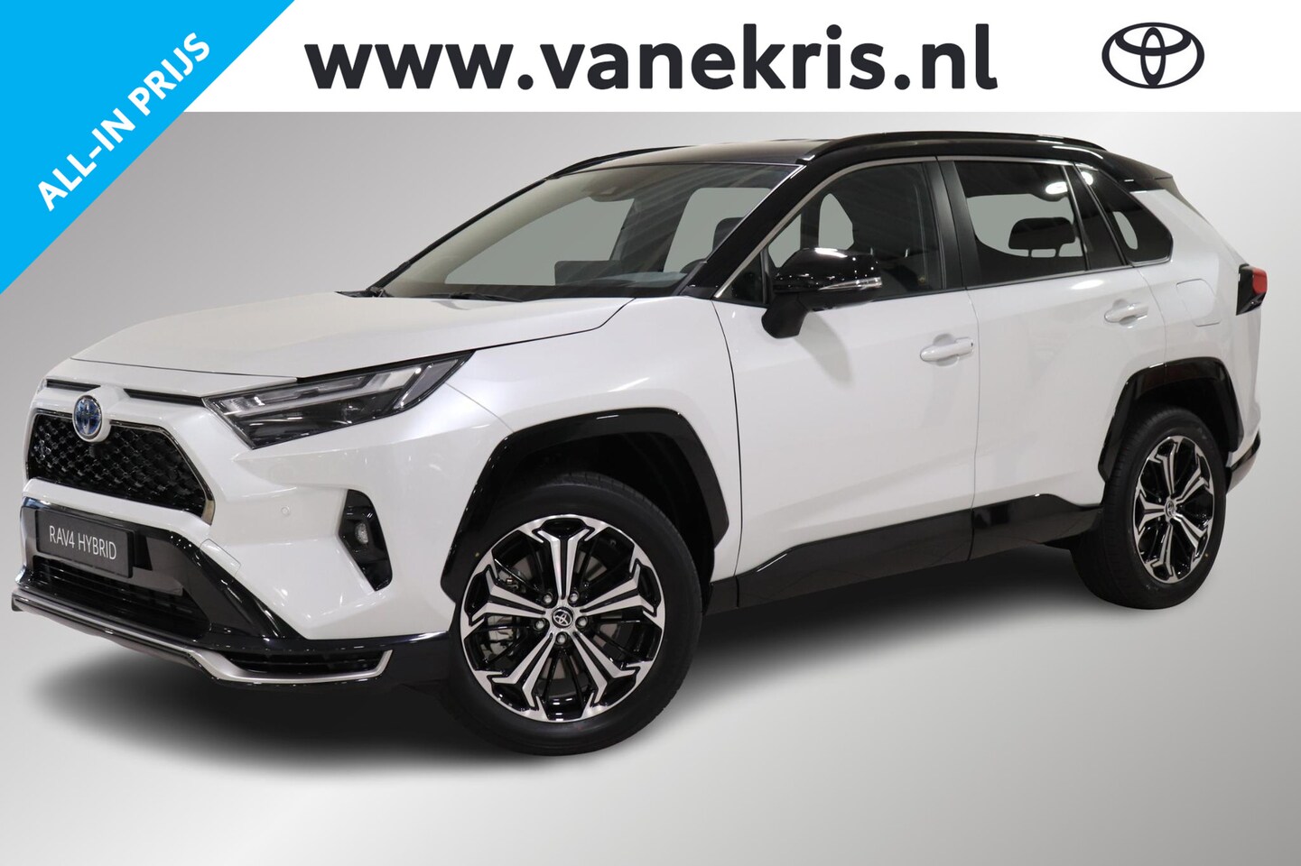 Toyota RAV4 - 2.5 Plug-in Hybrid AWD Bi-Tone Plus, BSM, JBL, 360 Camera, Stoelventilatie en Verwarming! - AutoWereld.nl