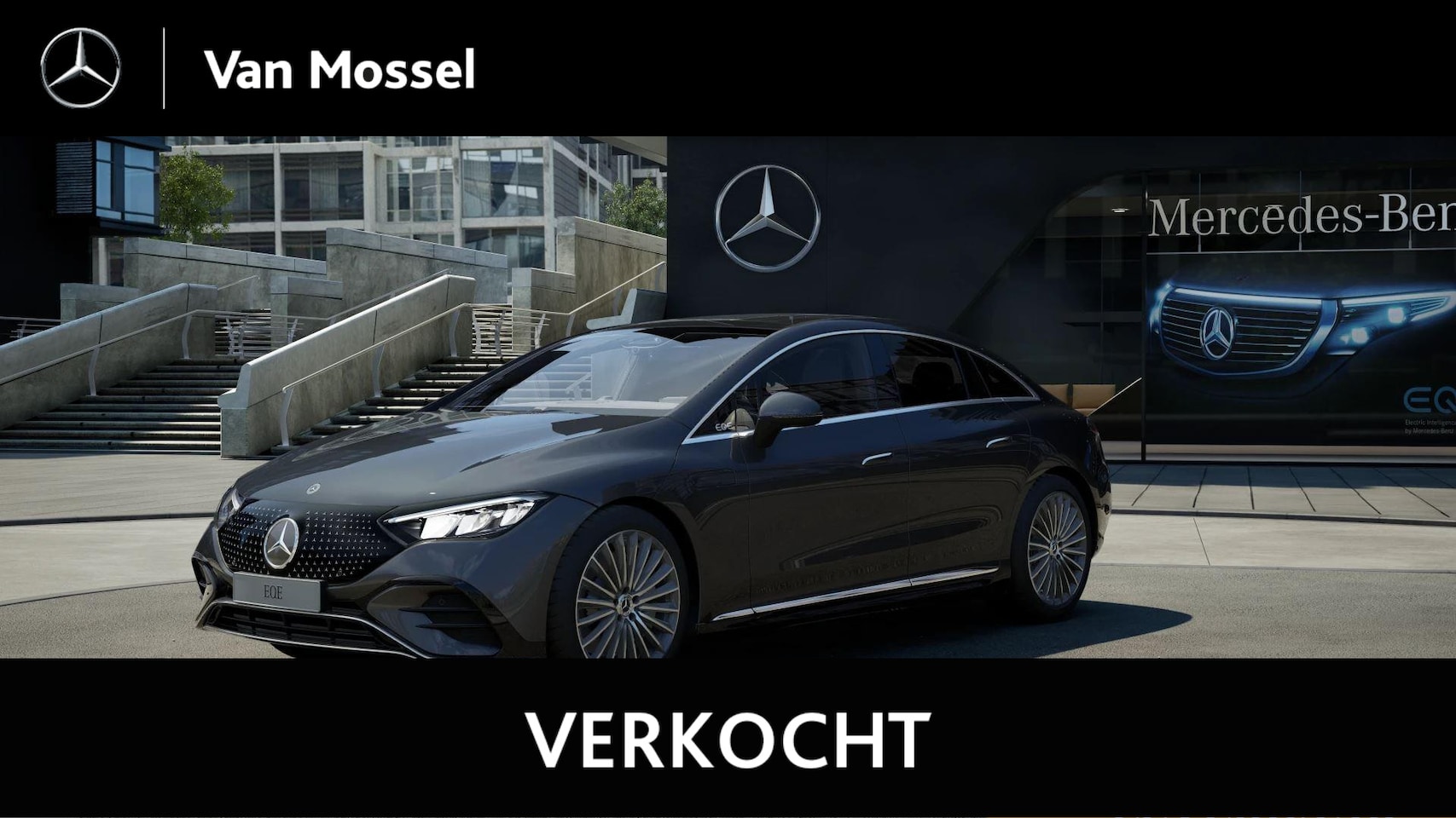 Mercedes-Benz EQE - 300 Business Solution AMG 90 kWh Premium / Burmester / AIRMATIC / Achterasbesturing / Pano - AutoWereld.nl