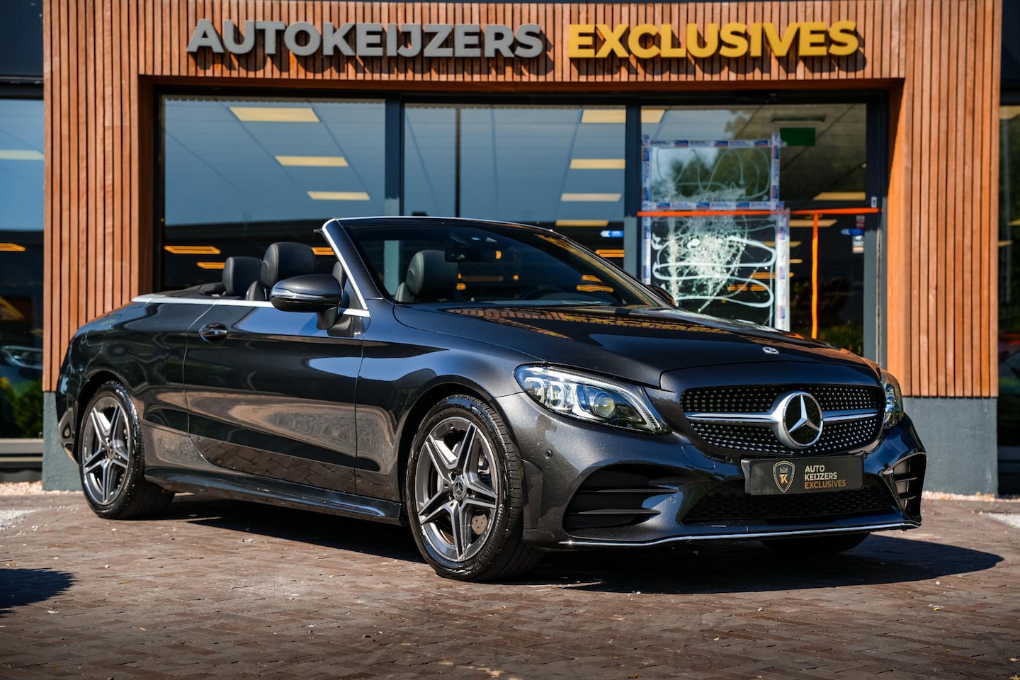 Mercedes-Benz C-klasse Cabrio - 200 AMG Line Airscarf Burmester Multibeam LED Stoelverw. Navigatie 18''LM - AutoWereld.nl