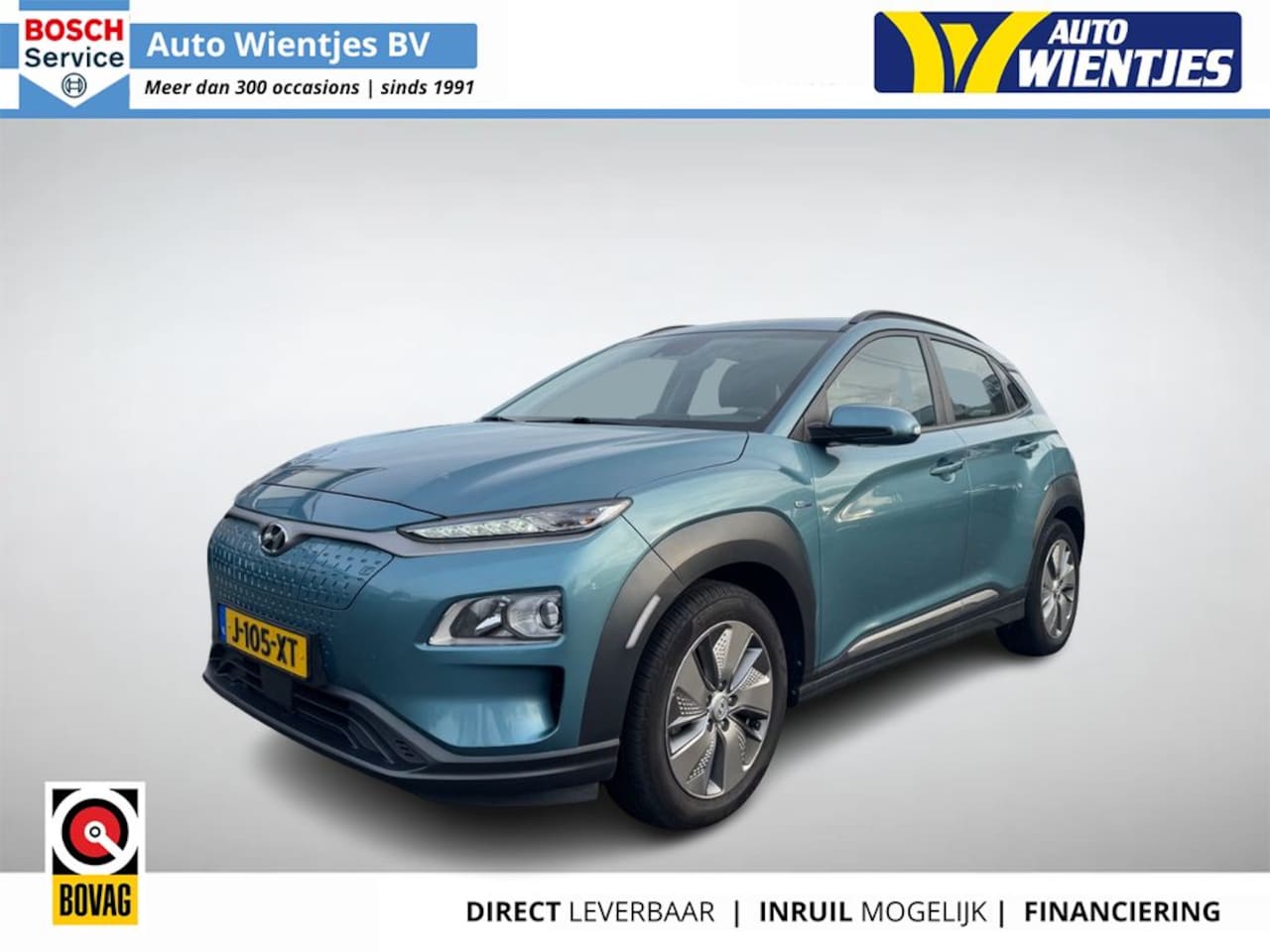 Hyundai Kona Electric - EV Comfort 64kWh 3-Fase | SoH 100% | Navi | Camera - AutoWereld.nl