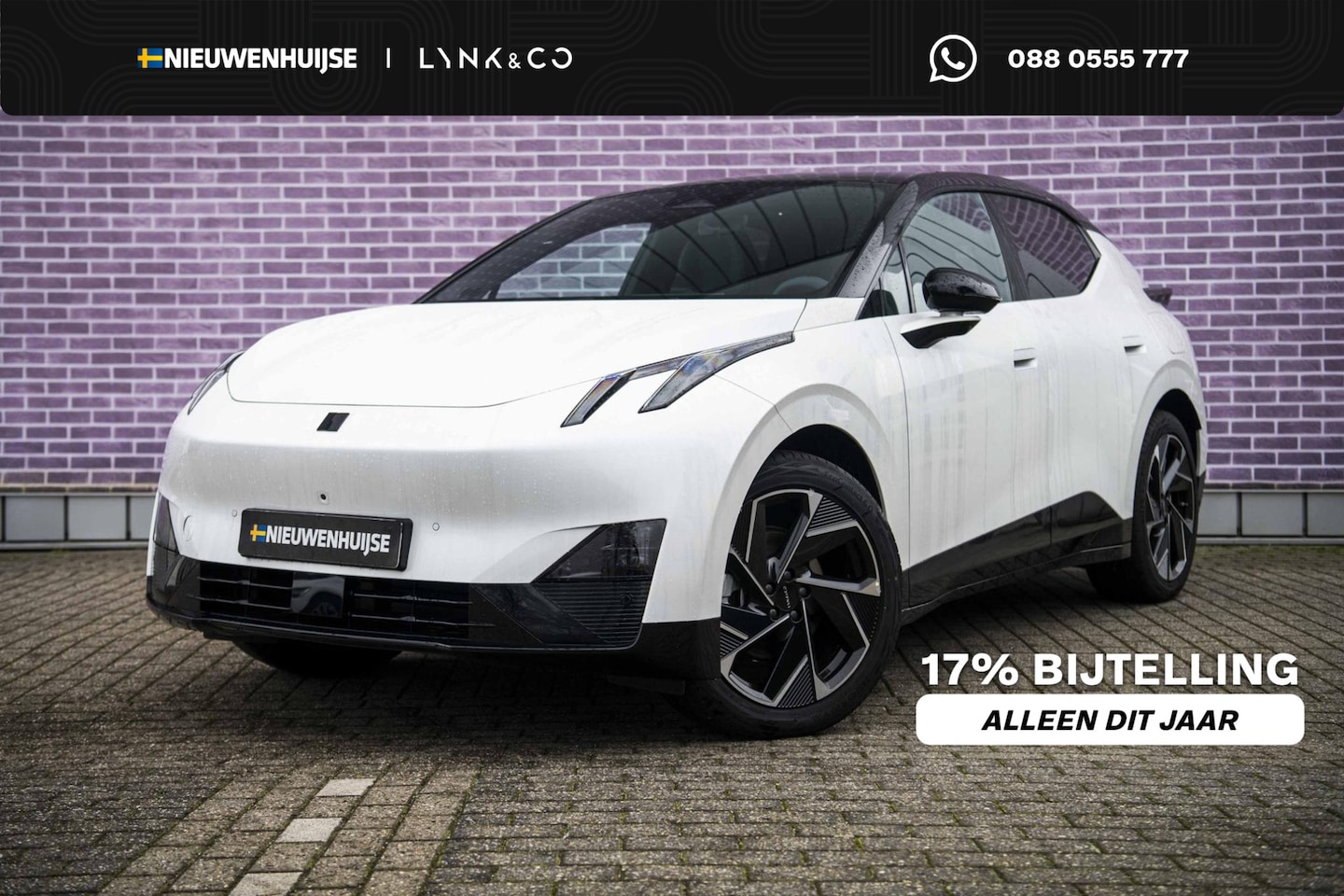 Lynk & Co 02 - More 66 kWh LAGE BIJTELLING!! | UIT VOORRAAD LEVERBAAR | CRYSTAL WHITE - AutoWereld.nl