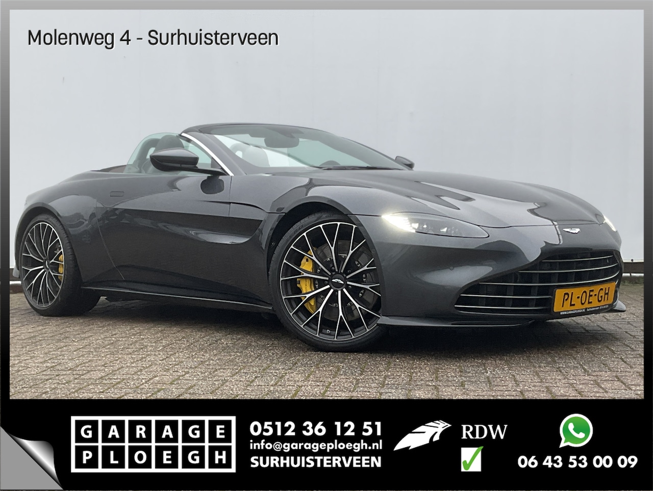 Aston Martin V8 Vantage Roadster - 4.0 360° Leer Sportzetels 21 Inch Xenon-Grey 10.487KM! - AutoWereld.nl