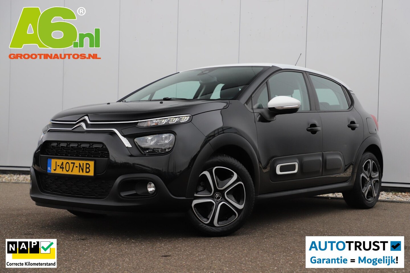 Citroën C3 - 1.2 PureTech Feel Trekhaak Navigatie Carplay Android Climate Cruise Control Rijstrooksenso - AutoWereld.nl