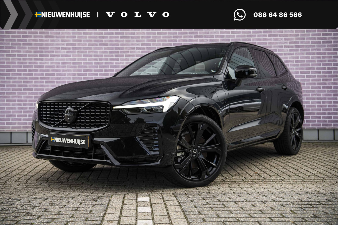 Volvo XC60 - 2.0 T6 Plug-in hybrid AWD Plus Black Edition | Adaptieve Cruise Control | Panoramadak | Ha - AutoWereld.nl