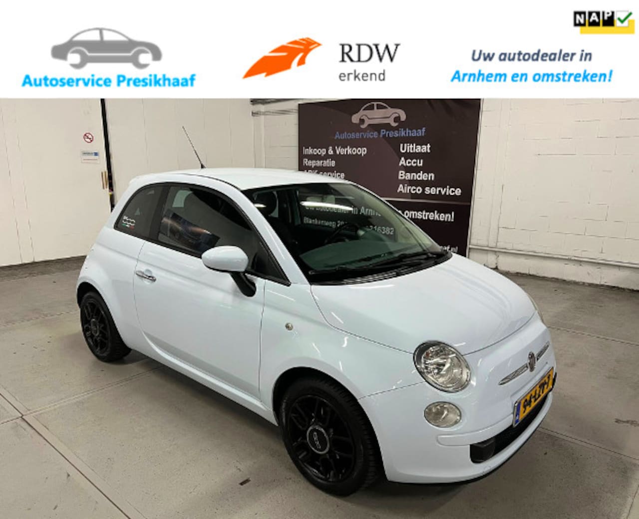 Fiat 500 - 1.4-16V Sport Limited Edition AIRCO / LM VELGEN - AutoWereld.nl