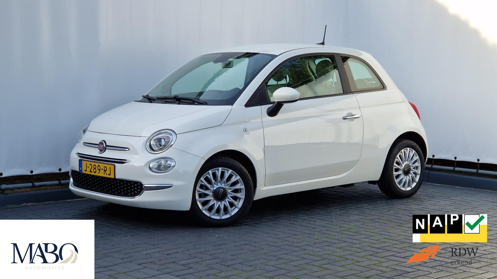 Fiat 500 - 1.0 Hybrid Lounge Prijs rijklaar, dealer onderhouden. BTW Auto - AutoWereld.nl