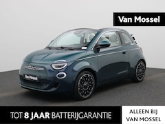 Fiat 500 C - 500e La Prima 42 kWh | AppleCarplay & Android Auto | Canvas Schuifdak | Lichtmetalen Velge