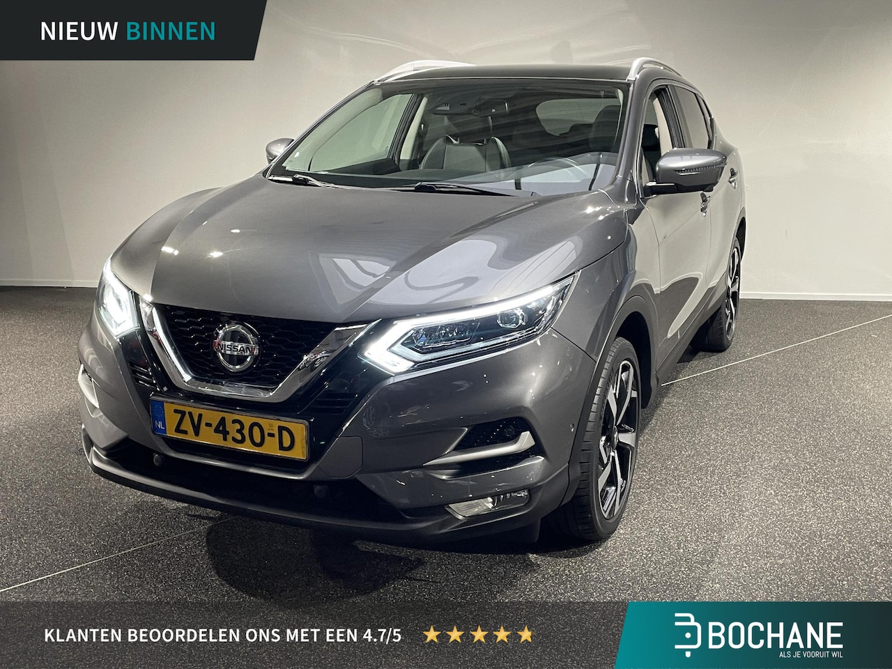 Nissan Qashqai - 1.3 DIG-T Tekna Climate controle | Navigatie | Panodak - AutoWereld.nl