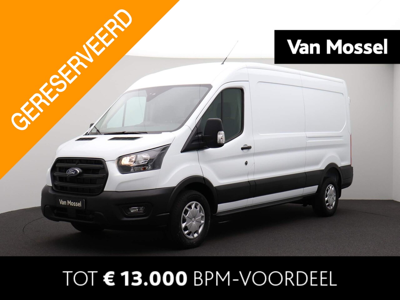 Ford Transit - 350 2.0 TDCI L3H2 Trend Automaat 130 pk | Tussenschot met ruit | Ruiten in de achterdeuren - AutoWereld.nl