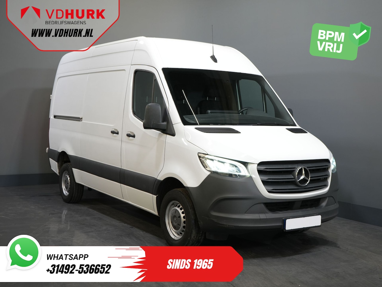 Mercedes-Benz Sprinter - 316 2.2 CDI Aut. L2H2 EXPORT RWD LED/ Gev.Stoel/ Airco/ Cruise/ Trekhaak - AutoWereld.nl