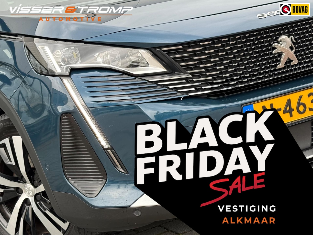 Peugeot 5008 - 1.2 PureTech GT - Bleu Célèbes - Panoramisch schuifdak - Chique - AutoWereld.nl