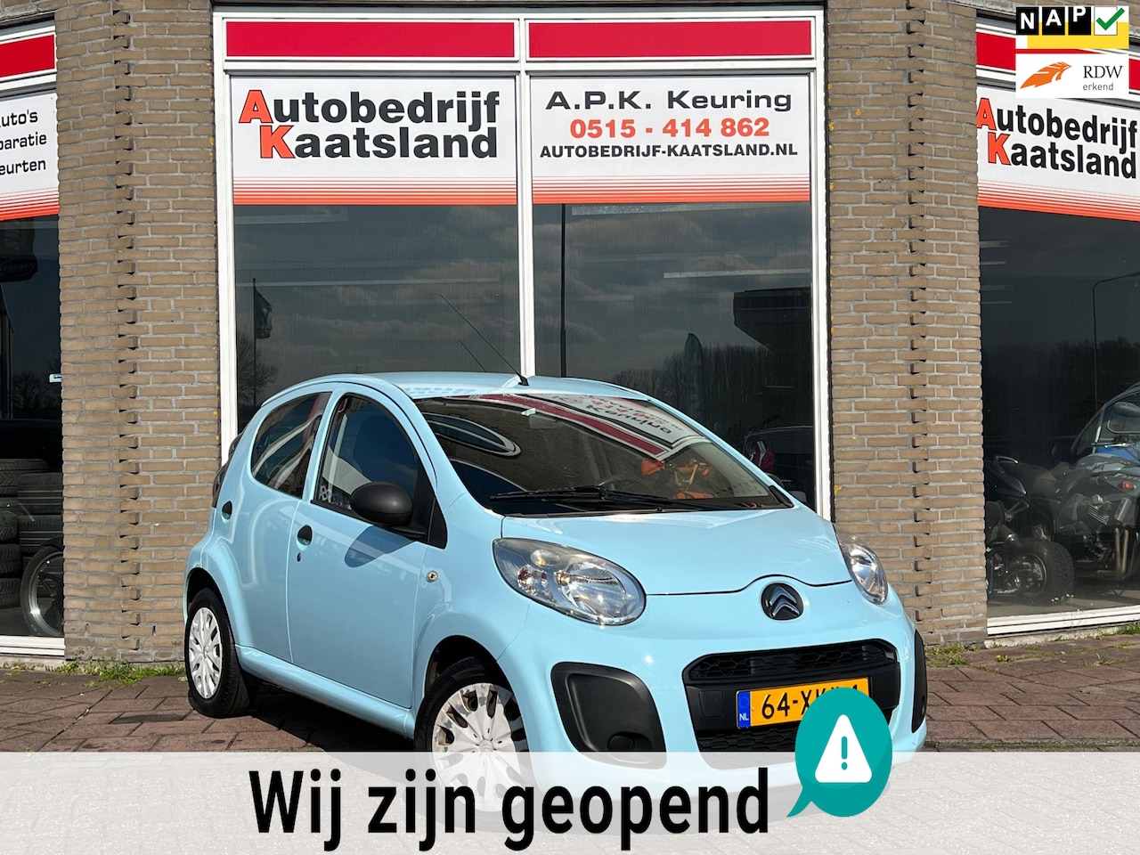Citroën C1 - 1.0 Attraction - Stuurbekrachtiging - - AutoWereld.nl