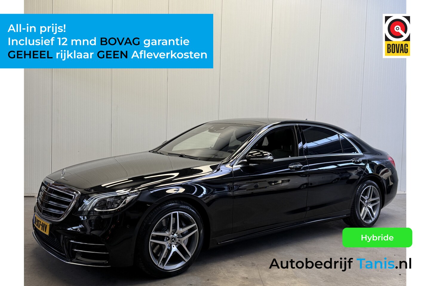 Mercedes-Benz S-klasse - 500 Lang 435PK AMG Line BURMESTER-LEDER-PANODAK-PARKEER ASSIST - AutoWereld.nl