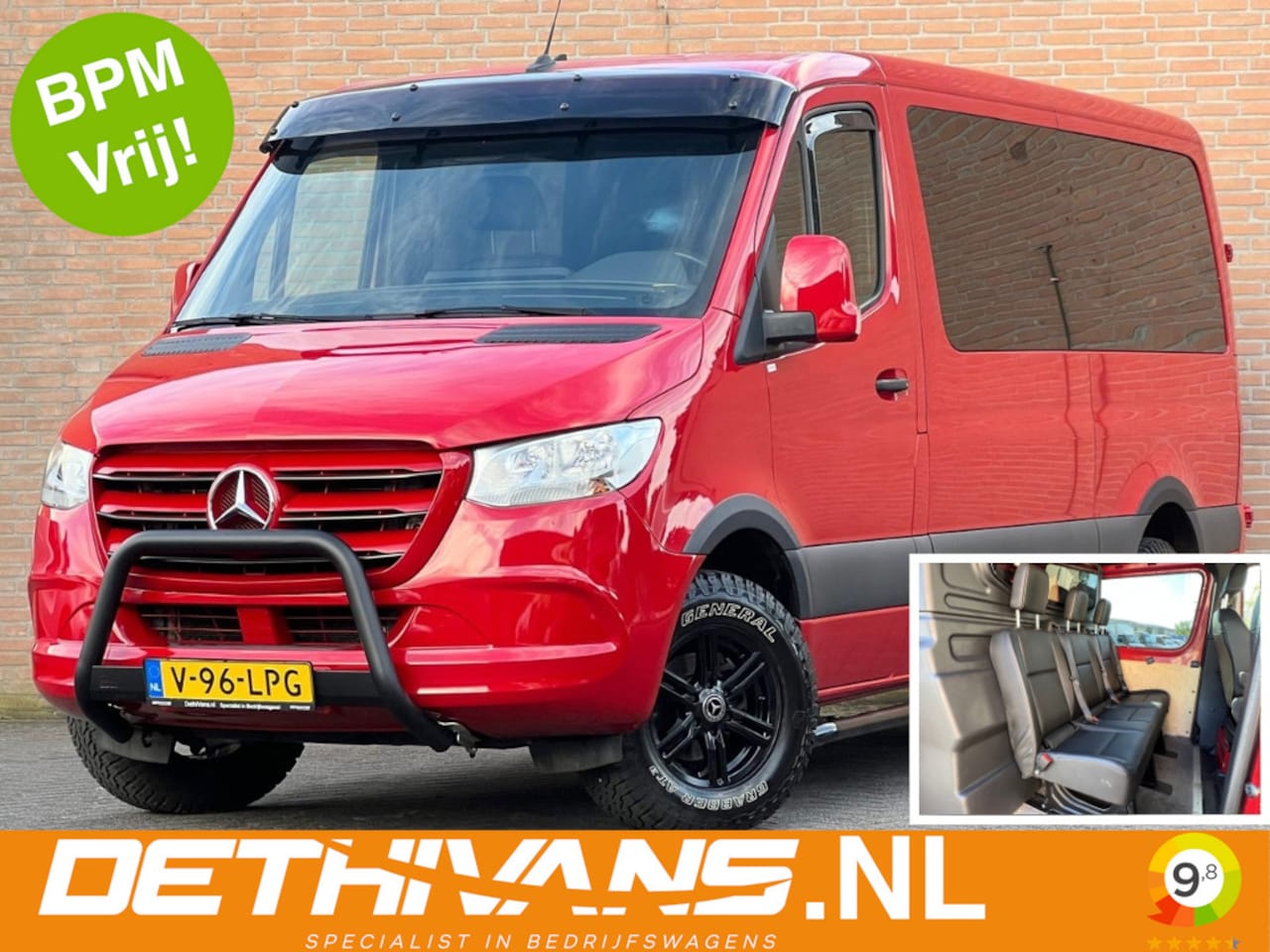 Mercedes-Benz Sprinter - 317CDI 170PK Dubbelcabine L2H1 / Carplay / Trekhaak / Euro6 - AutoWereld.nl