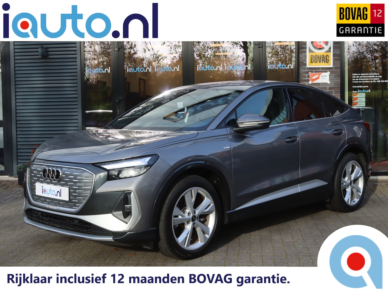 Audi Q4 Sportback e-tron - 35 S edition 55 kWh S-Line/Leder/Head-up/Navi+/Elek. klep/CarPlay/ACC/DCC/20" - AutoWereld.nl