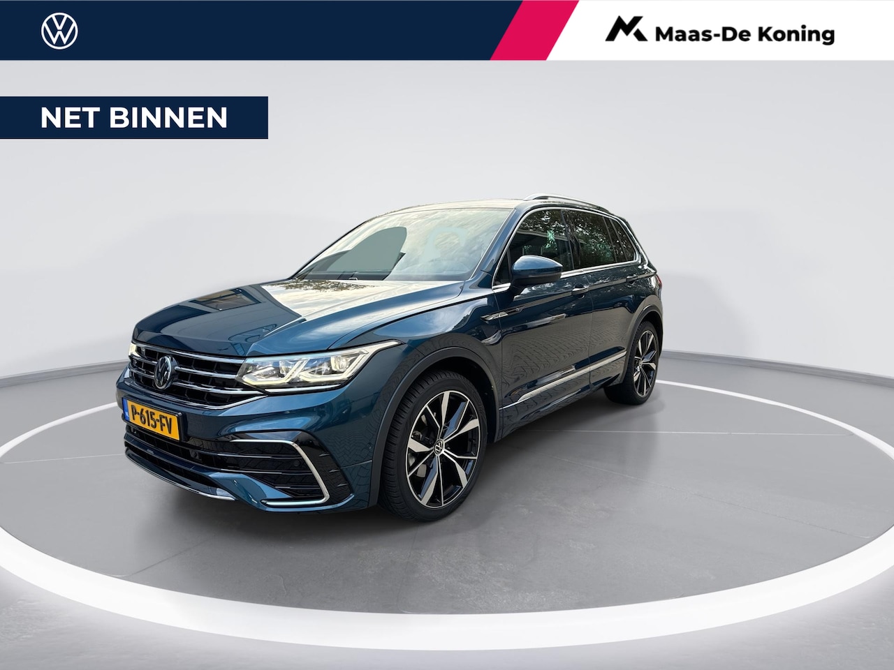 Volkswagen Tiguan - 1.5 TSI 150pk DSG R-Line Business+ · Camera · Keyless · Inklap. Trekhaak · Stuur- & Stoelv - AutoWereld.nl