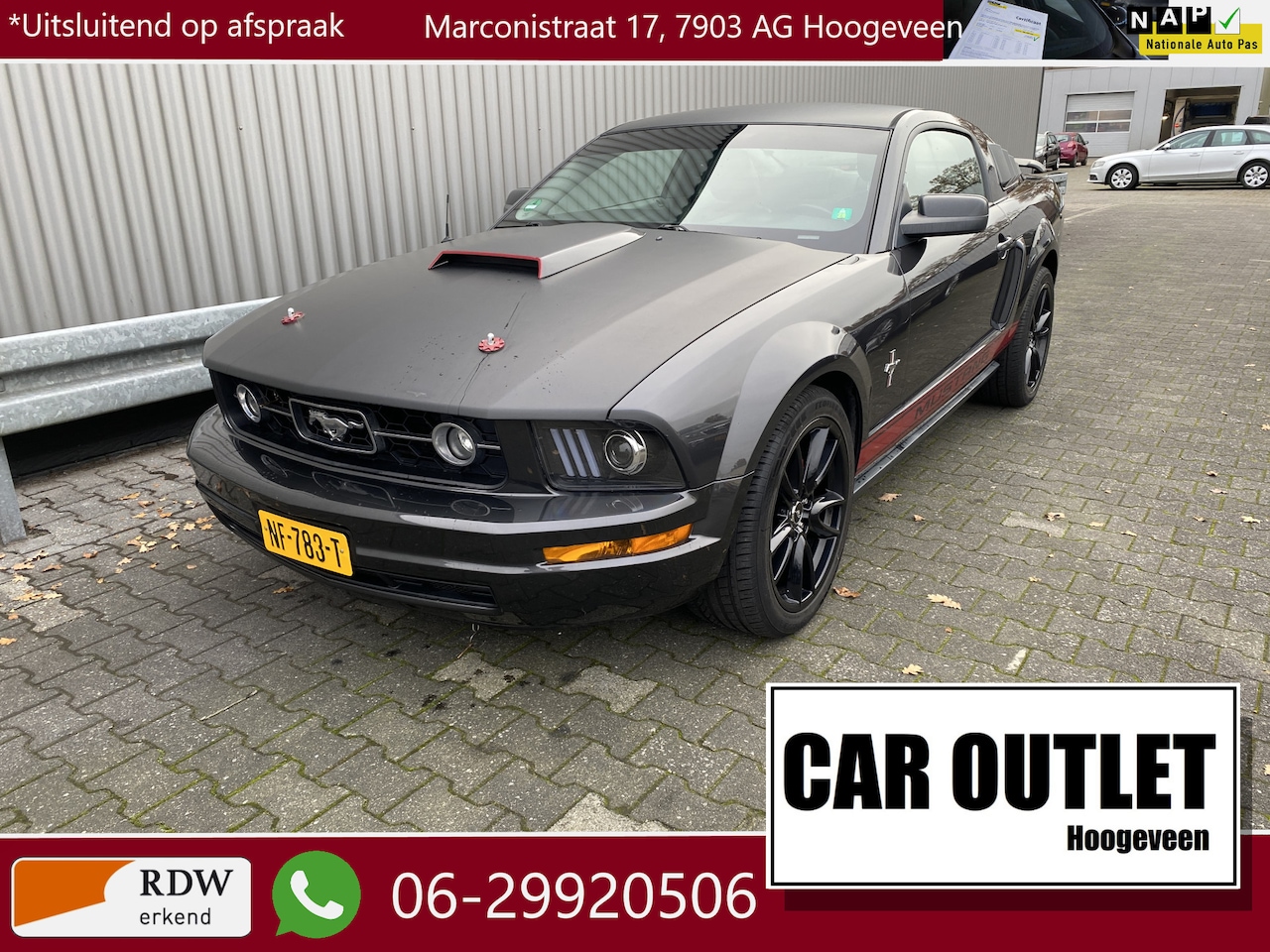 Ford Mustang - USA 4.0 V6 Leer, A/C, Historie bekend, LED dagrij, Subwoofer, LM, nw. APK – Inruil Mogelij - AutoWereld.nl