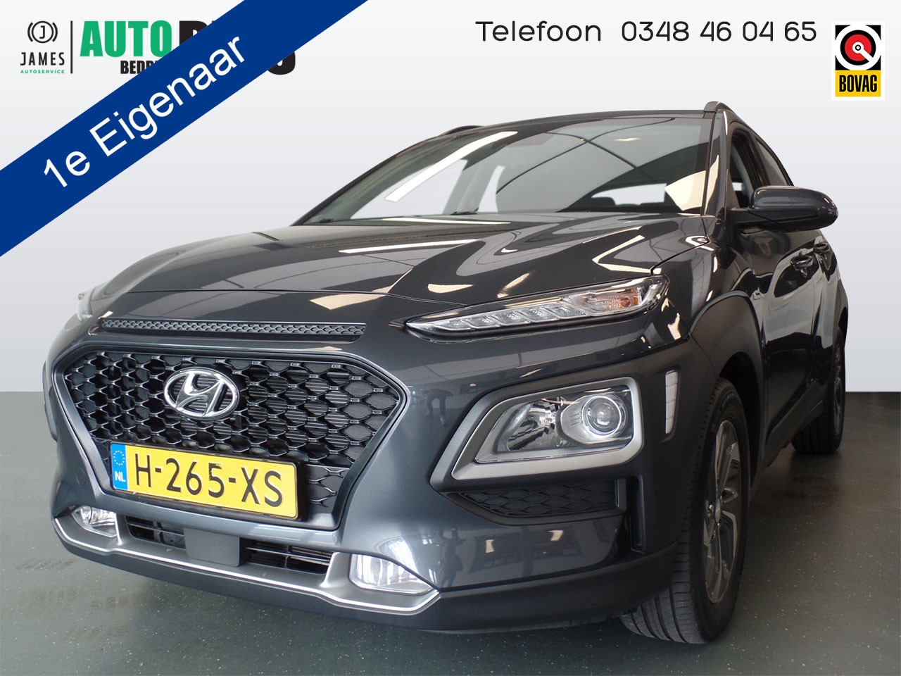 Hyundai Kona - 1.6 GDI HEV Comfort 1.6 GDI HEV Comfort, Automaat, Navigatie, Achteruitrijcamera, Cruise controle, Apple Carpl - AutoWereld.nl