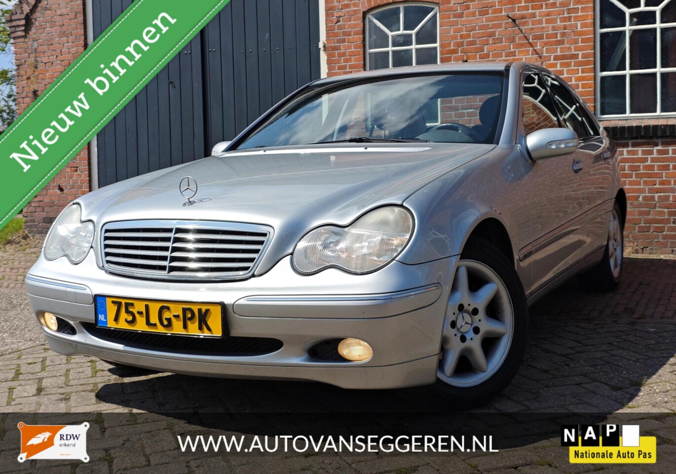 Mercedes-Benz C-klasse - 180 K. Elegance automaat/nw APK - AutoWereld.nl