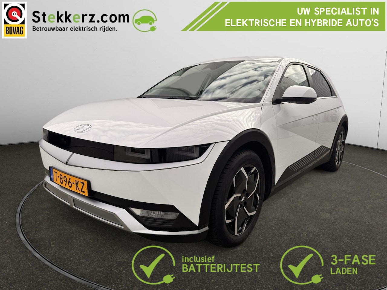 Hyundai IONIQ 5 - Connect 77.4 kWh half leer, el.verst. stoelen, stoelverwarming. - AutoWereld.nl