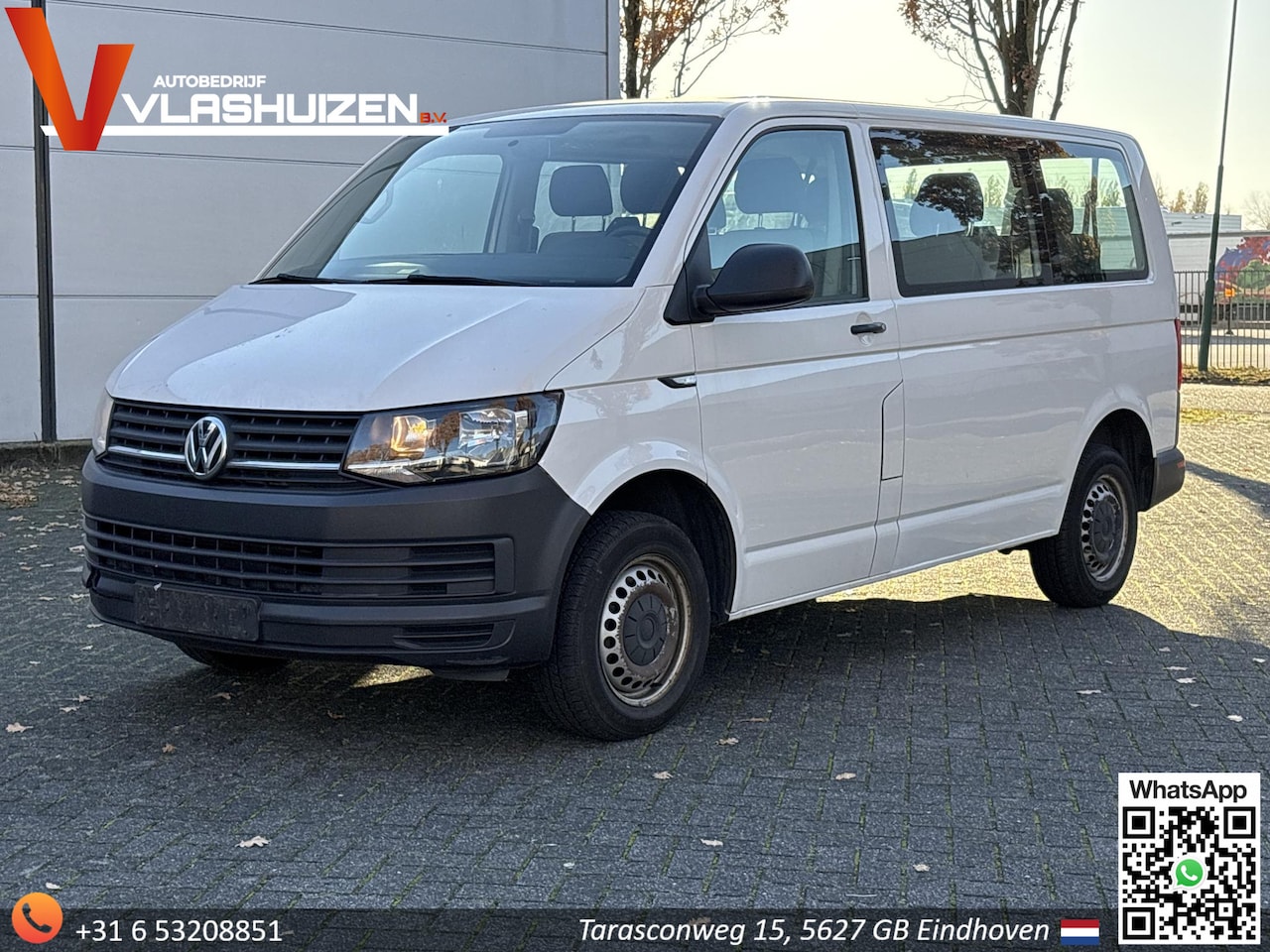 Volkswagen Transporter Kombi - 2.0 TSI L1H1 | € 9.450,- NETTO! | Euro 6 | 9 Persoons | Bijrijdersbank | Airco | - AutoWereld.nl