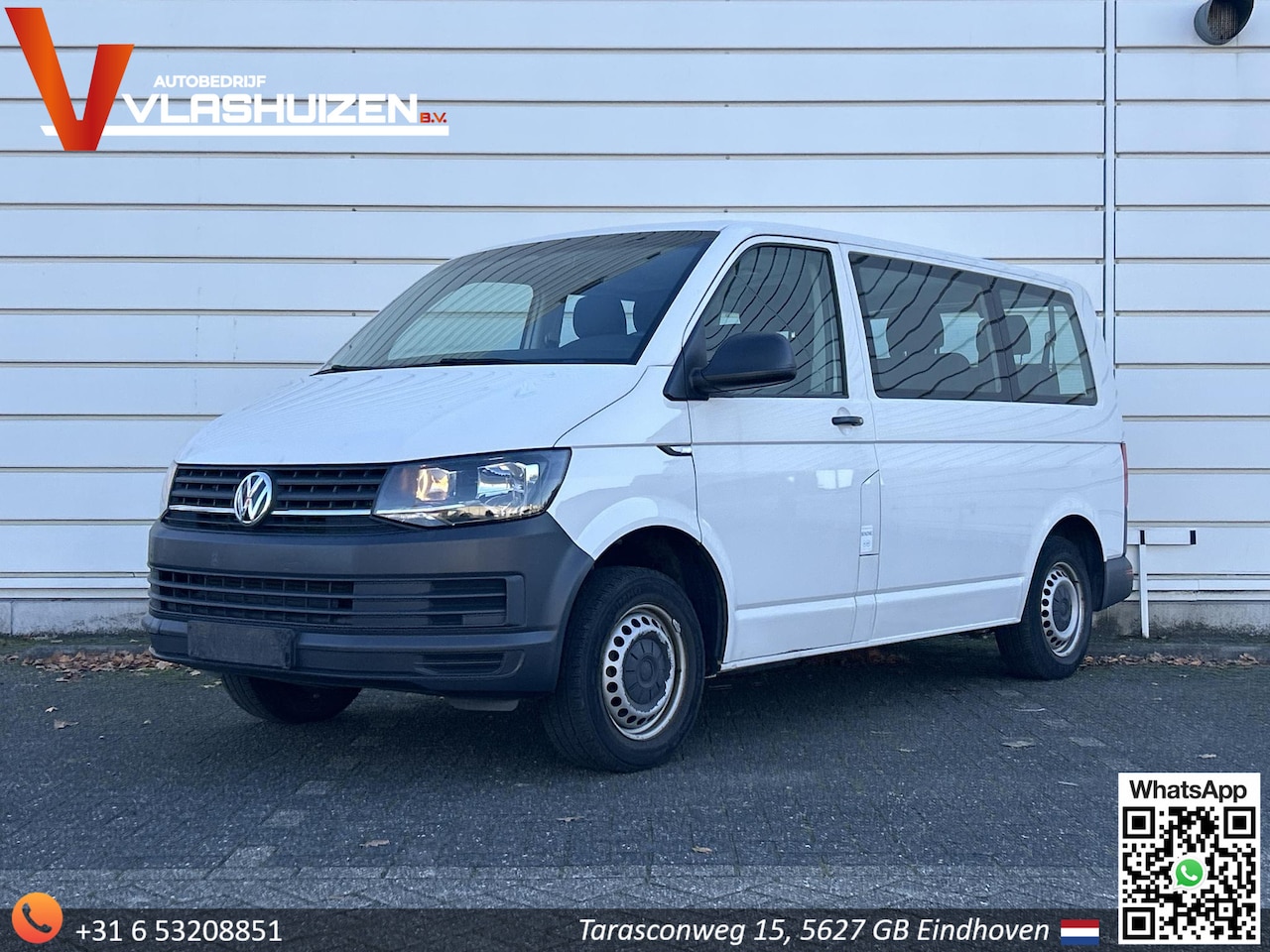 Volkswagen Transporter Kombi - 2.0 TSI L1H1 | € 9.450,- NETTO! | Euro 6 | 9 Persoons | Bijrijdersbank | Airco | APK 08-20 - AutoWereld.nl