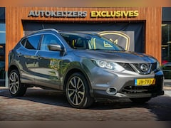 Nissan Qashqai - 1.2 Tekna Pano Navi Camera 19"L.M. Leder Airco Stoelverw