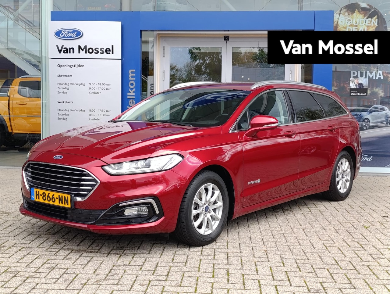 Ford Mondeo Wagon - 2.0 IVCT HEV Titanium | Elek. Achterklep | Dodehoeksensoren | Memory-stoel | Adaptieve Led - AutoWereld.nl